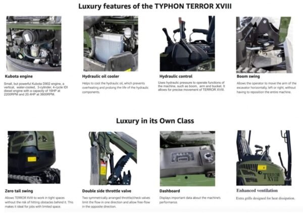 TERROR-XVIII-Prestige-2-Ton-Mini-Excavator-green-7.jpg TERROR-XVIII-Prestige-2-Ton-Mini-Excavator-green-7.jpg
