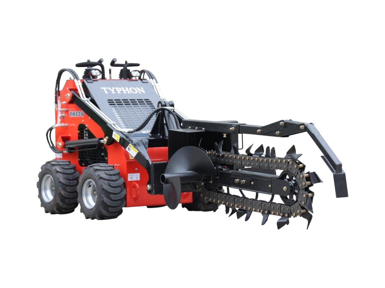 TYPHON Skid Steer Loader Trencher Attachment