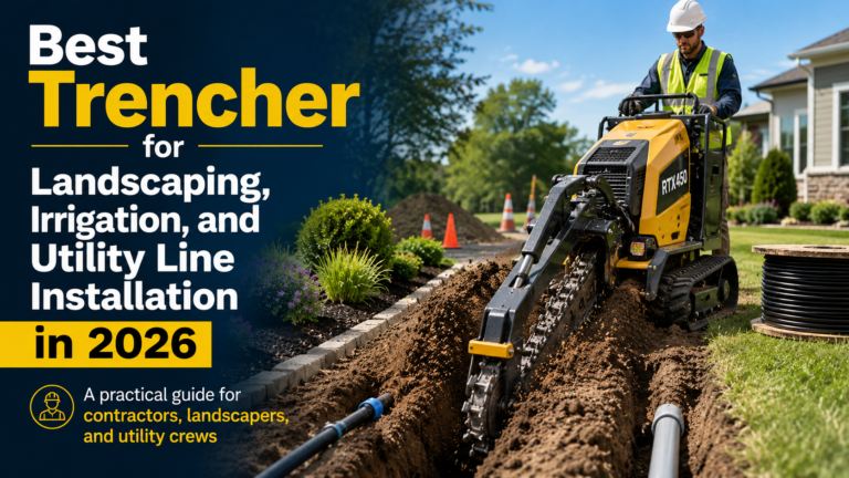 Best Trencher for Landscaping, Irrigation, and Utility Line Installation in 2026
