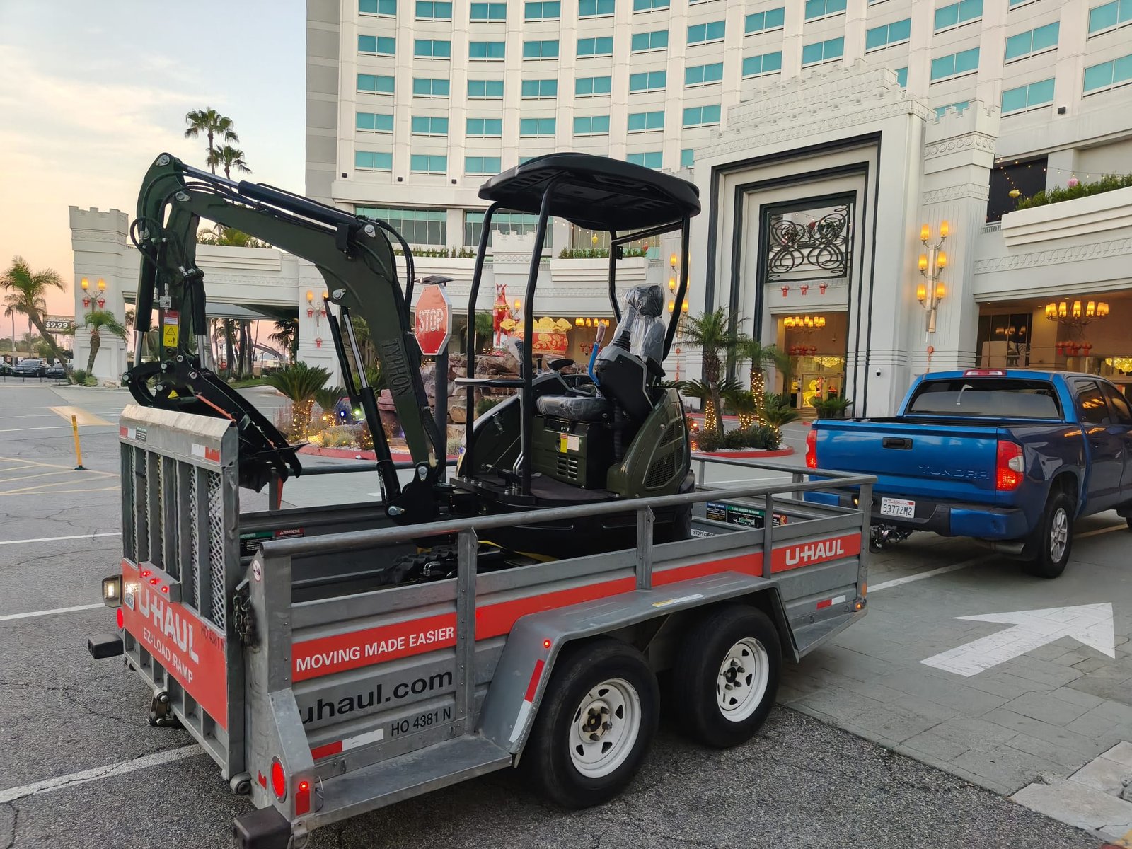 Client machine shown after delivery
