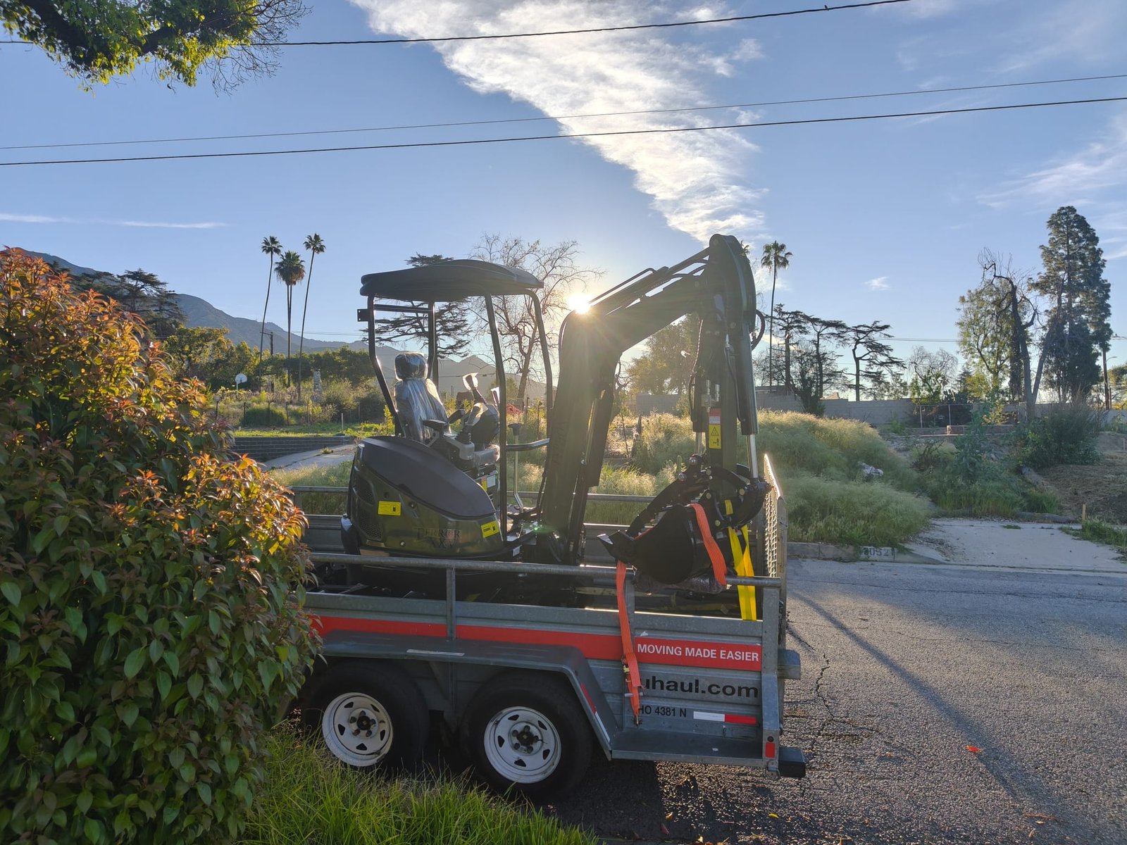 Client equipment during site work
