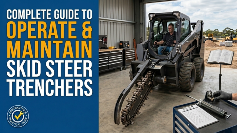 The Essential Guide to Skid Steer Trencher Operation and Maintenance