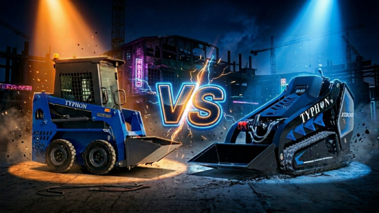 Wheels vs. Tracks: The Ultimate Skid Steer Showdown