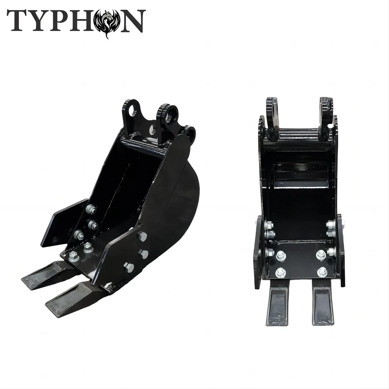 10-in-1 Mini Excavator Attachment Bundle Essential Tools Combo Kit for Worksites – image 2