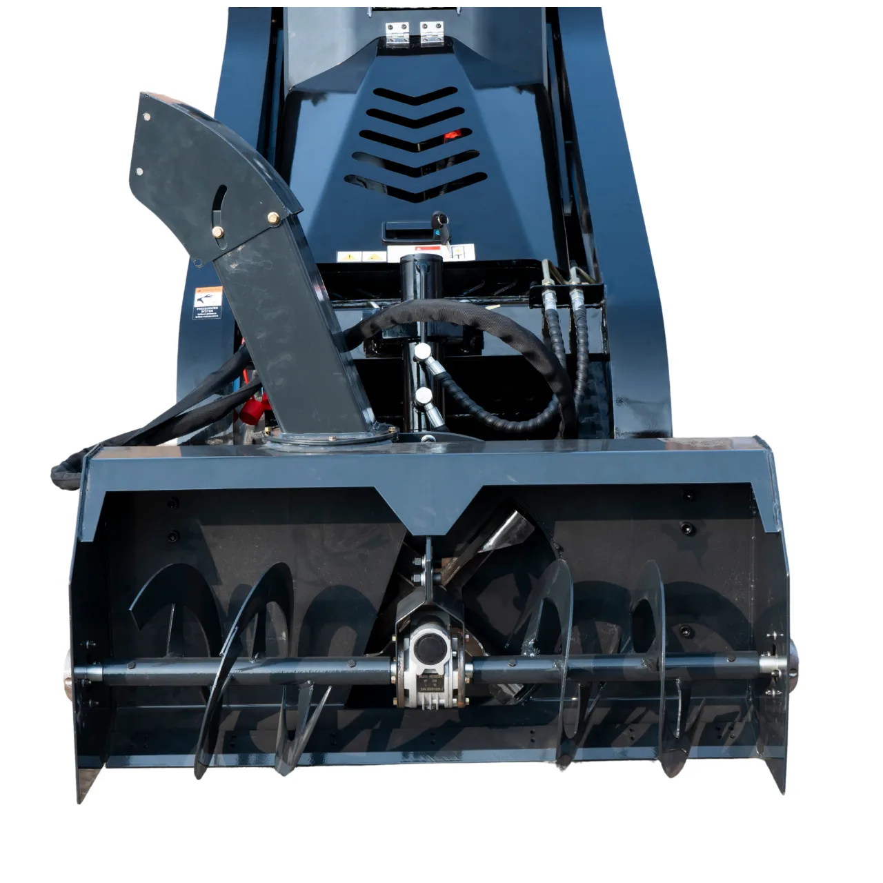 1100mm Hydraulic Snow Blower Attachment for TYPHON STOMP X1300 & STOMP 509 Mini Skid Steers – image 2