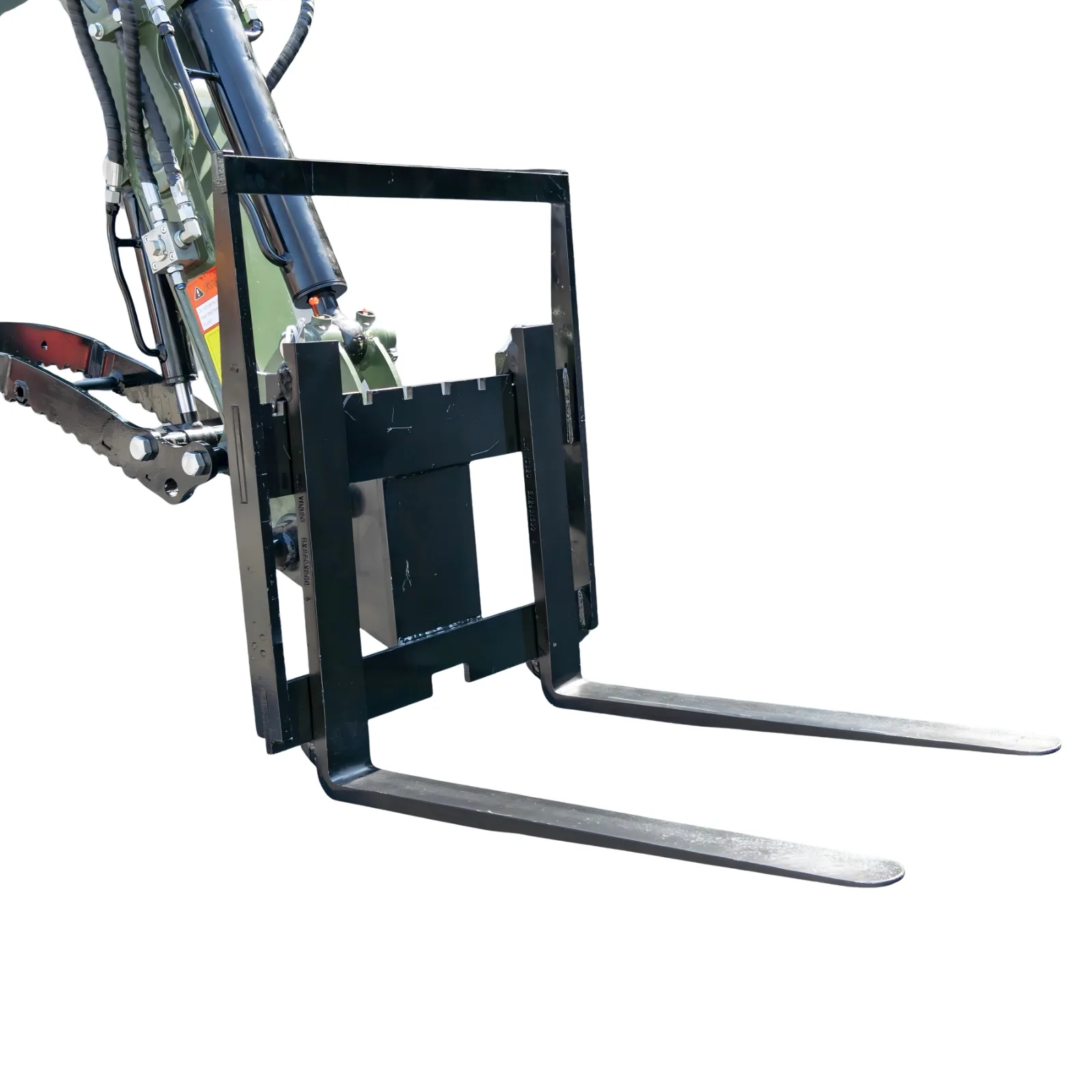 Pallet Fork Attachment Adjustable Stabilizer Bar USA for TERROR XXV and other 2.1-3 Ton Mini Excavators – image 2