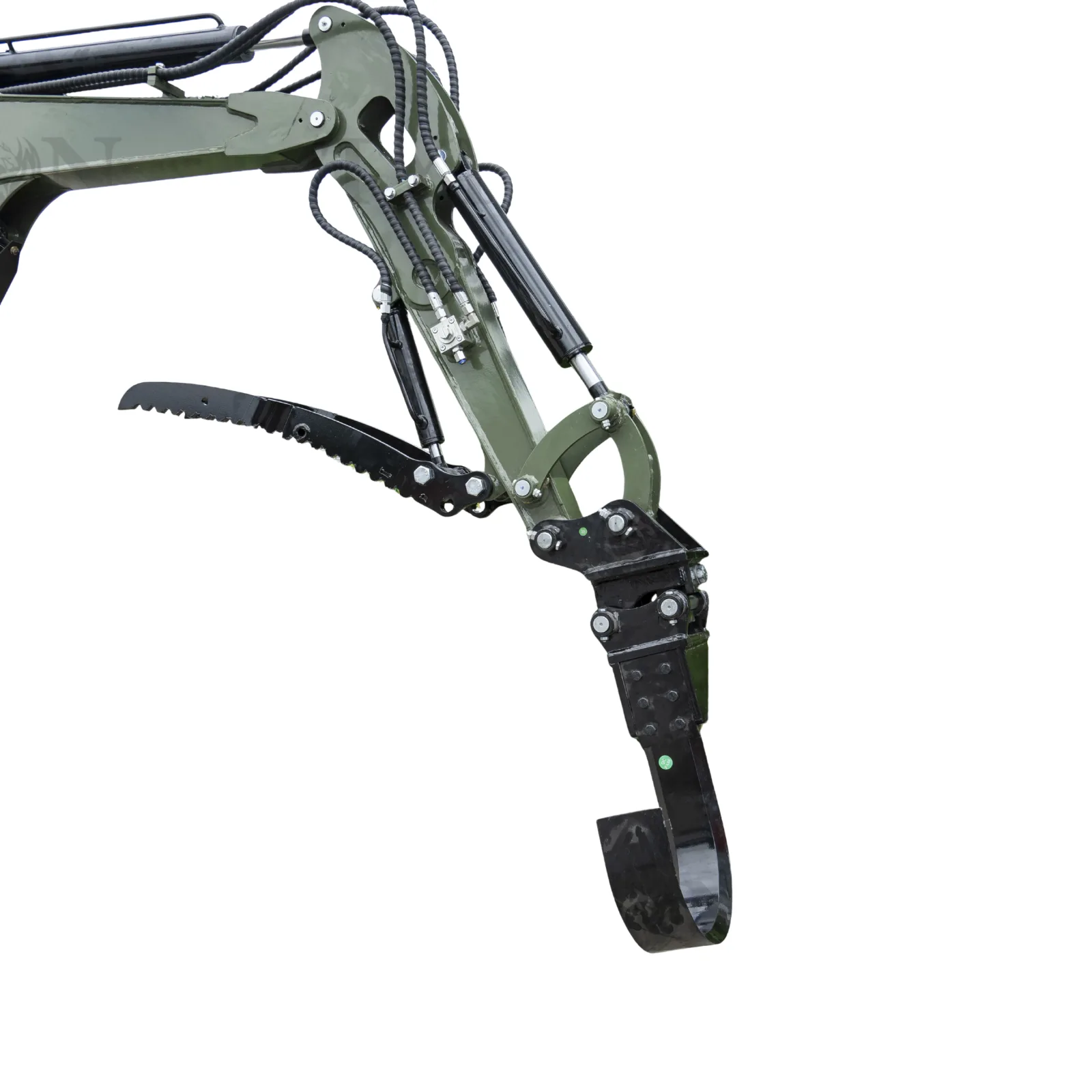 Tree Digging Blade Attachment Root Cutting Digging Blade for TERROR XXV and other 2.1-3 Ton Mini Excavators – image 2