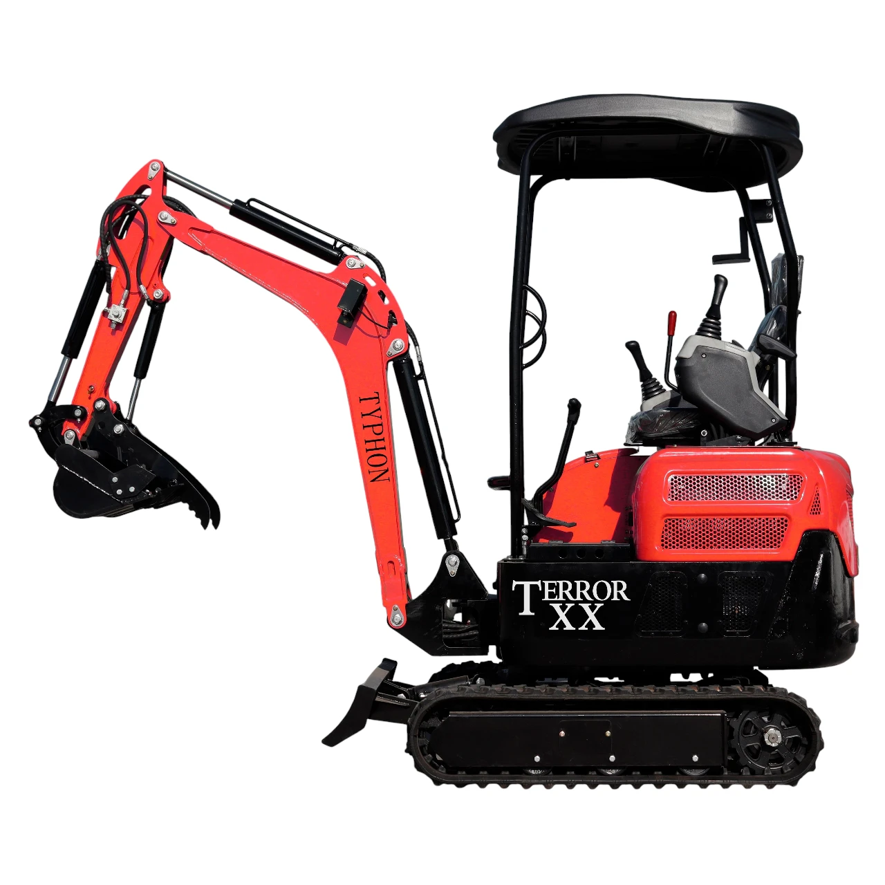 2025 4,000 lb TYPHON TERROR XX Mini Excavator Rubber Track with Kubota D902 Diesel Engine USA – image 3