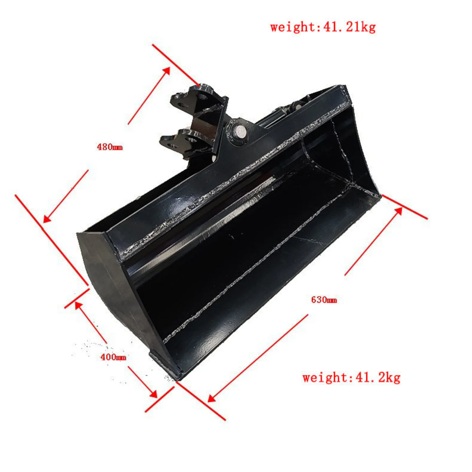 600mm Tilting Bucket: Attachment for TYPHON Mini Excavators USA – image 4