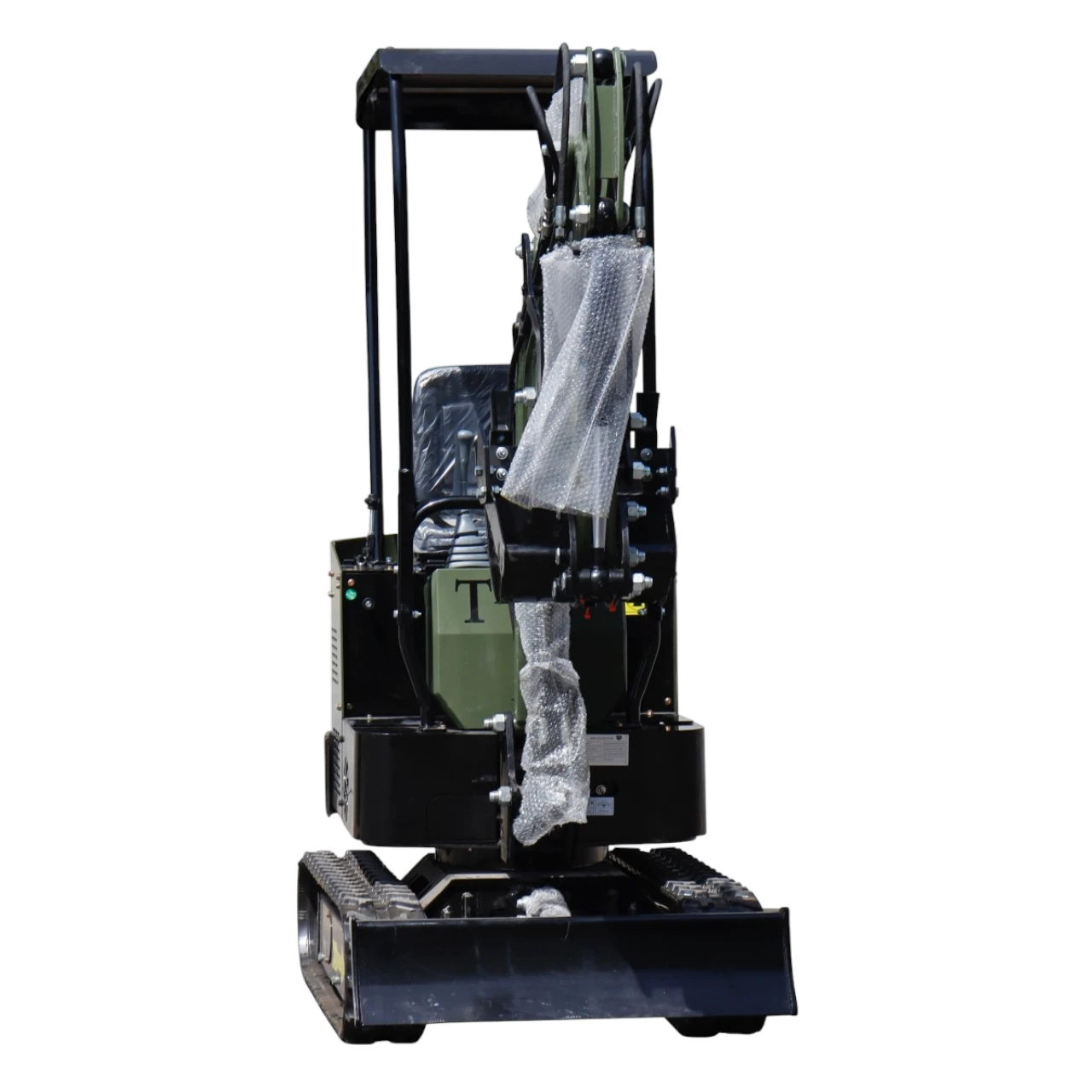 TYPHON TERROR X STORM Mini Excavator – 1 Ton Trench Digger with Canopy, Hydraulic Thumb Clip, Bucket USA – image 4