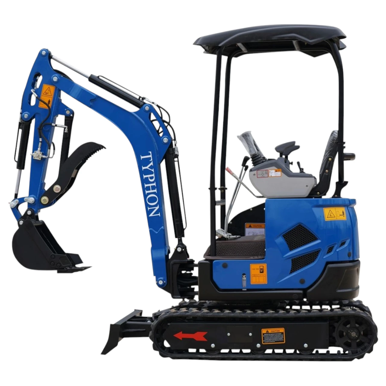 2025 3,800 lb TYPHON TERROR XVII Mini Excavator Rubber Track with Kubota D902 Diesel Engine USA – image 4