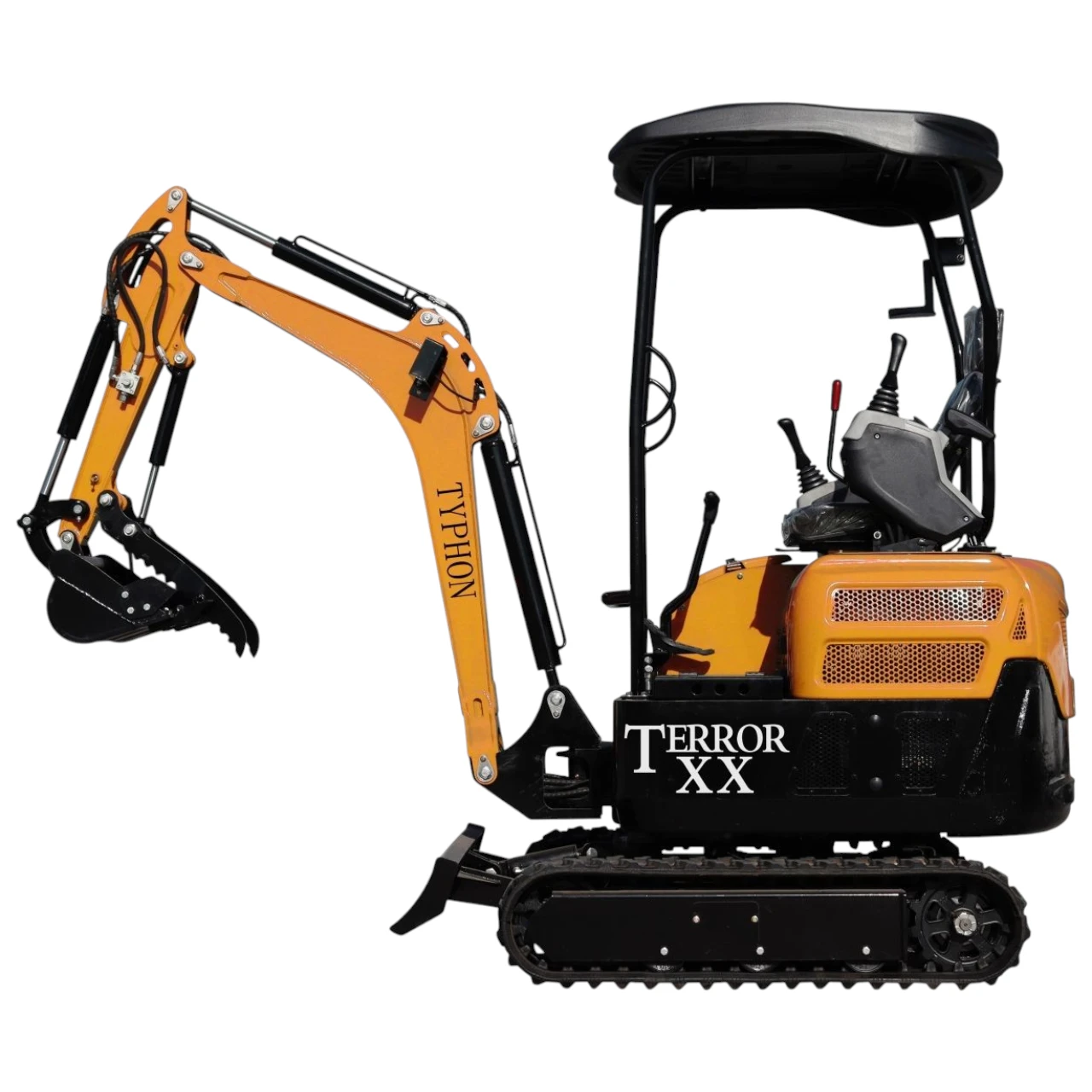 2025 4,000 lb TYPHON TERROR XX Mini Excavator Rubber Track with Kubota D902 Diesel Engine USA – image 4