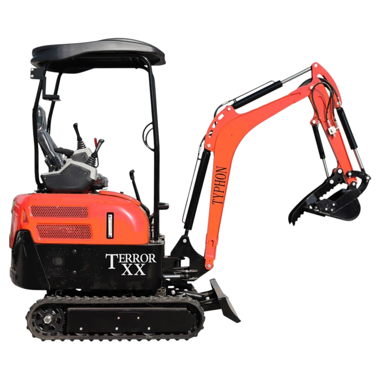 2025 4,000 lb TYPHON TERROR XX Mini Excavator Rubber Track with Kubota D902 Diesel Engine USA – image 4