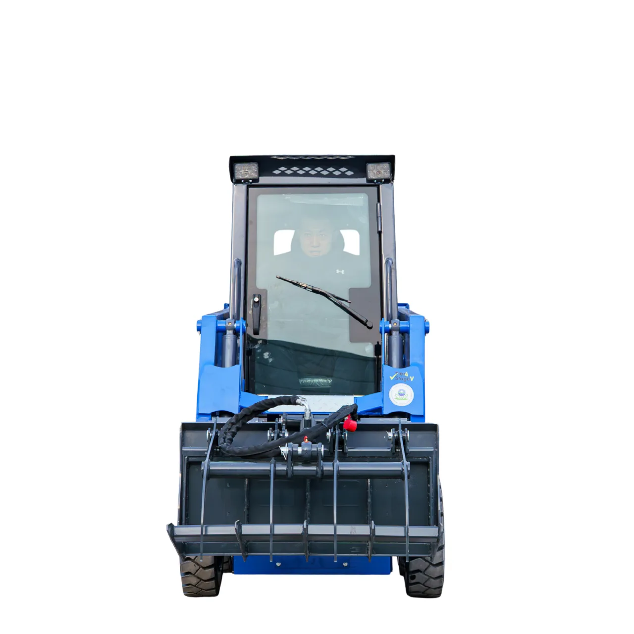 Hydraulic Wood Grabber Attachment Mini Skid Steer TYPHON STOMP X1300 & STOMP 509 – image 4