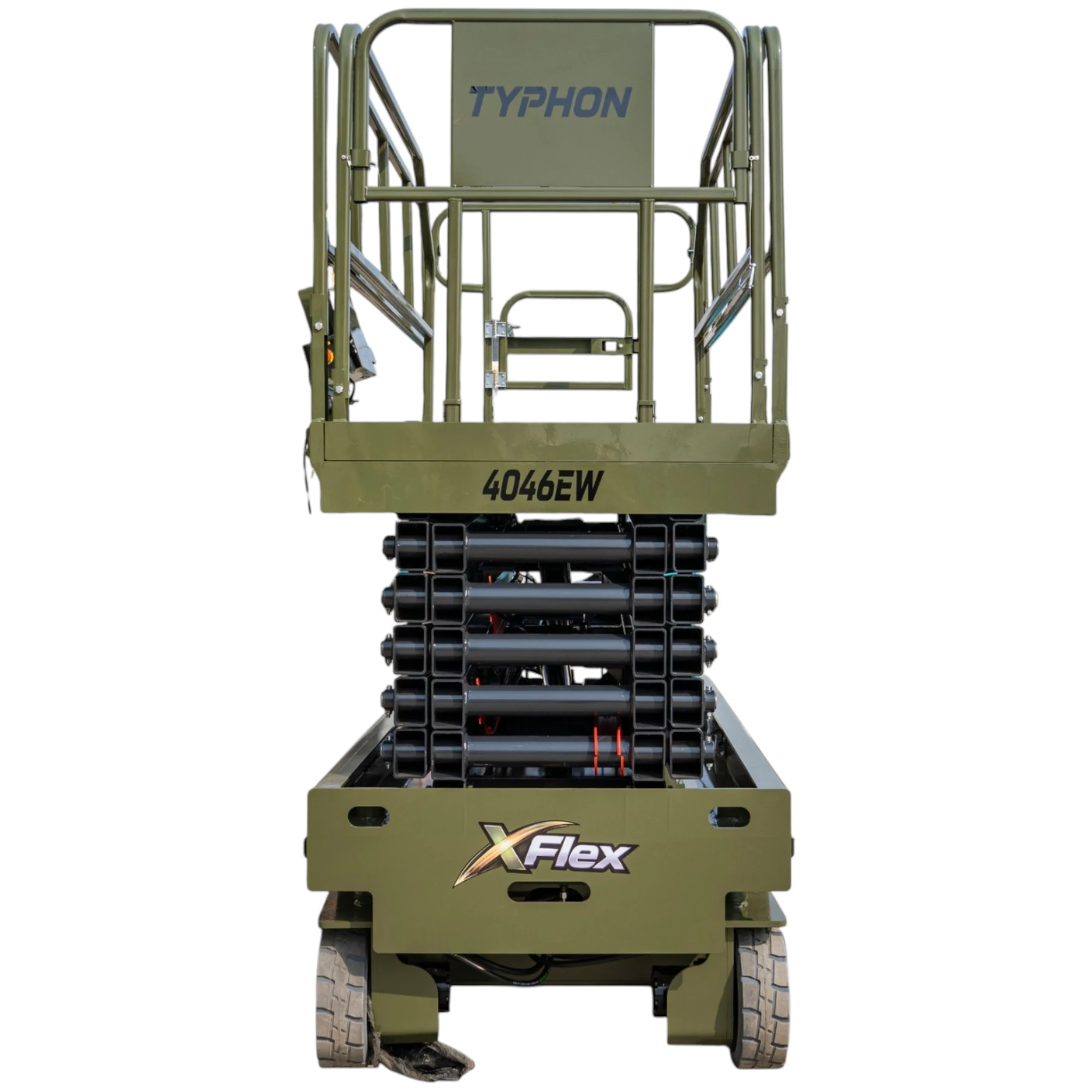 TYPHON xFlex-4046EW Electric Wheel Scissor Lift 2.6 Ton operating weight and 40ft platform height with 705lbs Load Capacity – image 4