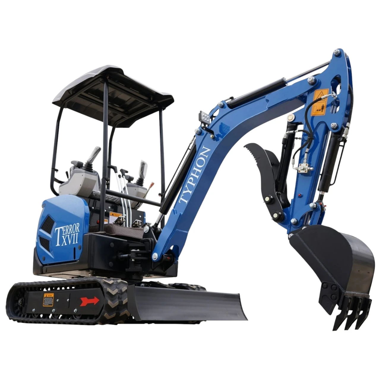 2025 3,800 lb TYPHON TERROR XVII Mini Excavator Rubber Track with Kubota D902 Diesel Engine USA – image 5