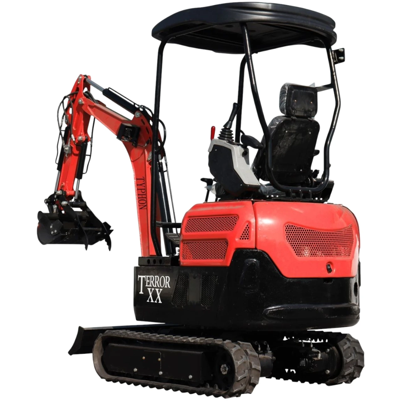 2025 4,000 lb TYPHON TERROR XX Mini Excavator Rubber Track with Kubota D902 Diesel Engine USA – image 5