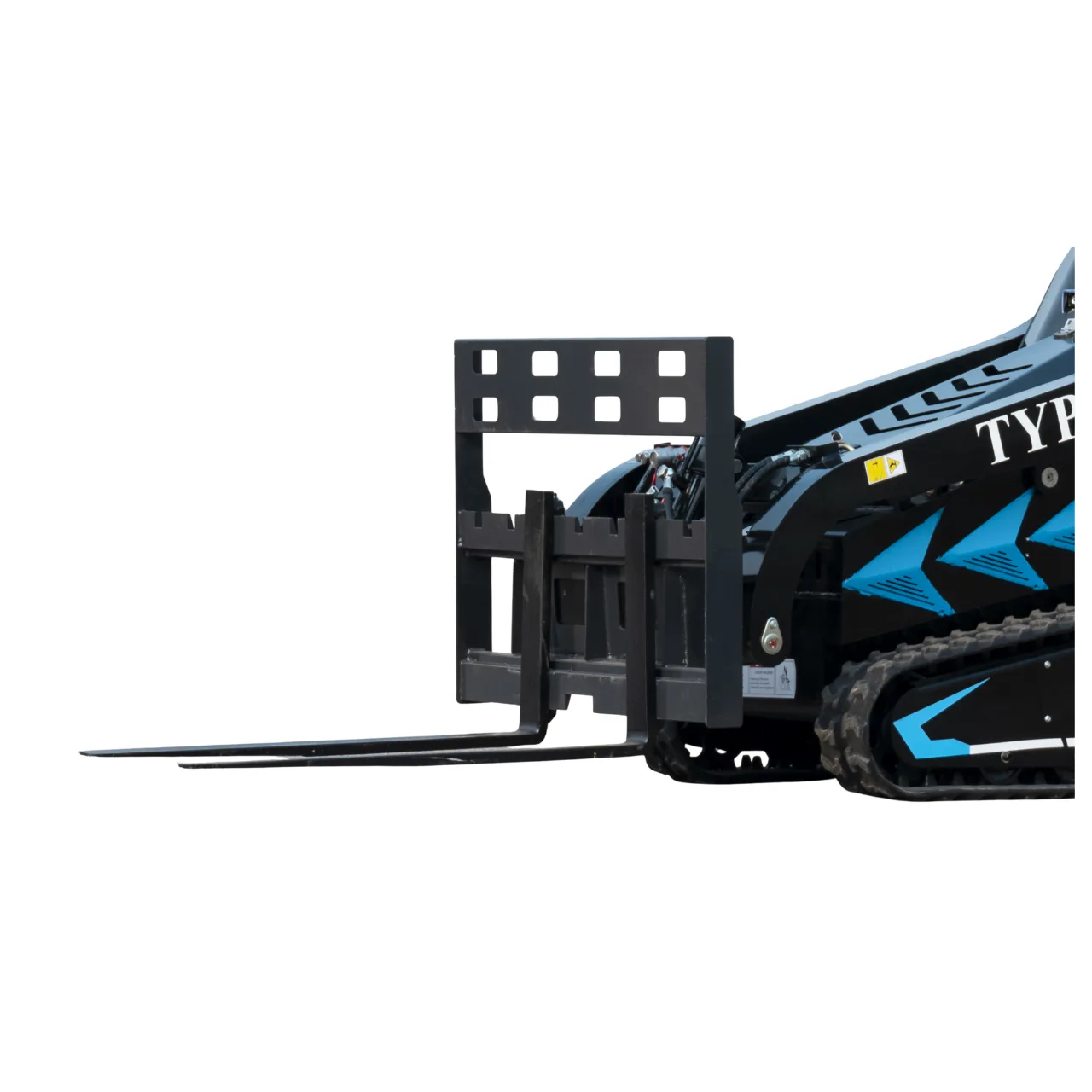 1000mm Pallet Fork & Hay Frame Attachment for TYPHON STOMP X1300 & STOMP 509 Mini Skid Steers – image 5
