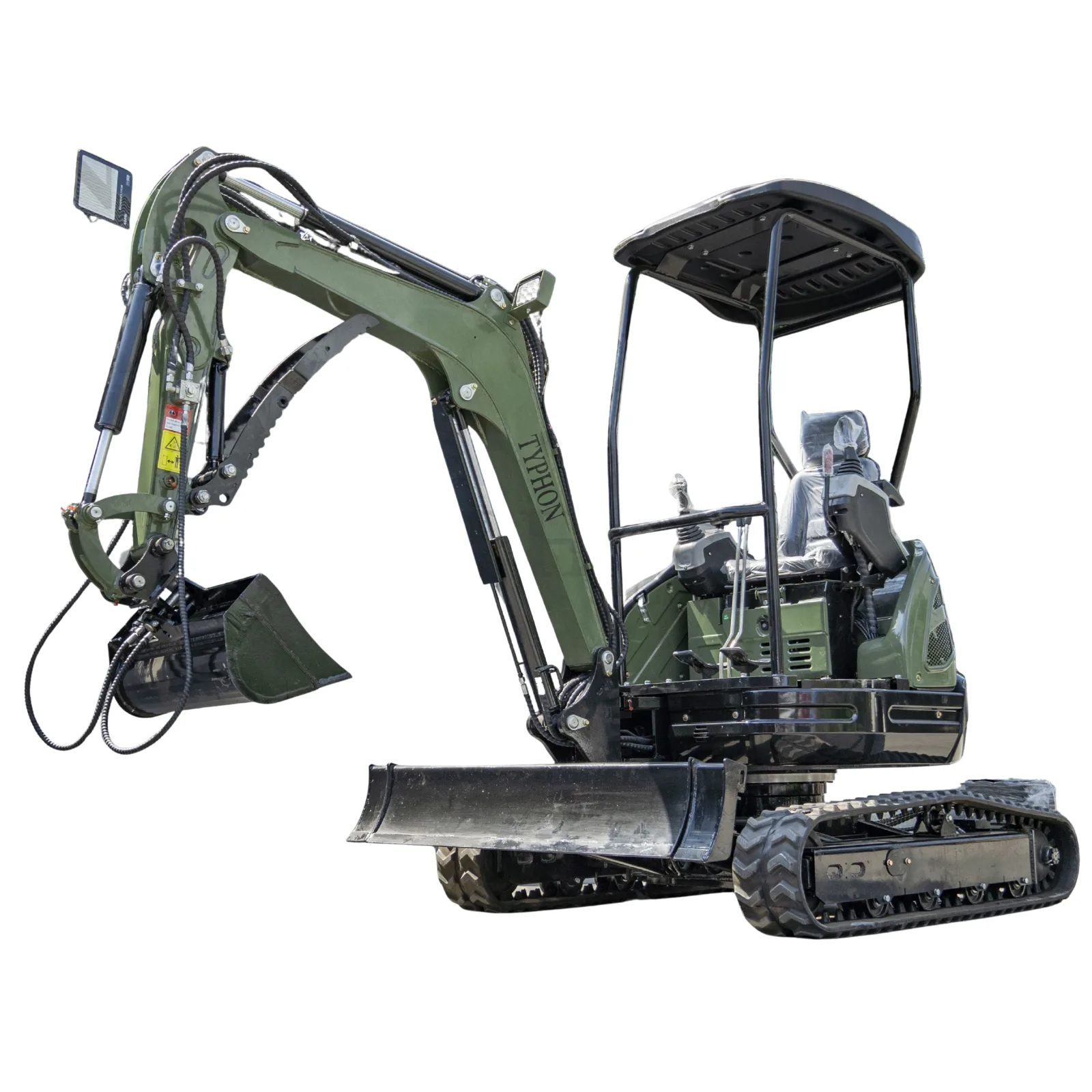 800mm Tilting Bucket Attachment Hydraulic Digging Bucket USA for TERROR XXV and other 2.1-3 Ton Mini Excavators – image 5