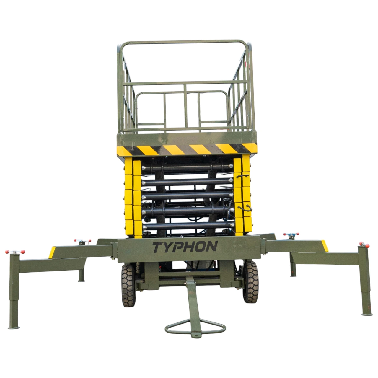 TYPHON xFlex-4065W Walk-Behind Scissor Lift 2.7 Ton with Assisted Walking, Manual outriggers of 40 ft lifting Height & 110V Electric – image 5