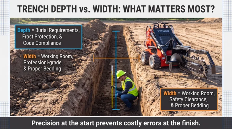 Trench Depth vs. Trench Width: What Matters Most?