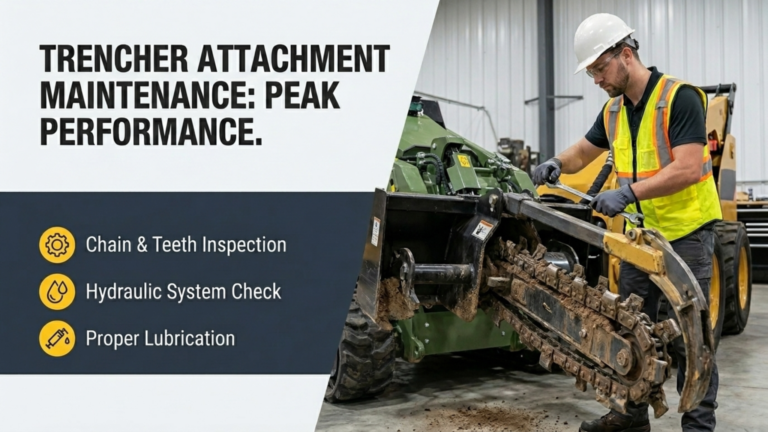 Top 5 Features to Look for in a Skid Steer Trencher Attachment