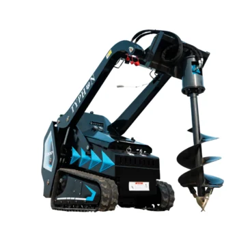 TYPHON STOMP X1300 & STOMP 509 Mini Skid Steer Auger Attachment 200mm Hydraulic