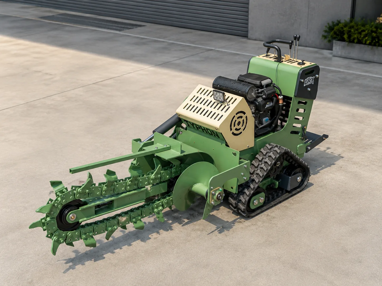 TYPHON GroundRipper GRX1 professional trencher