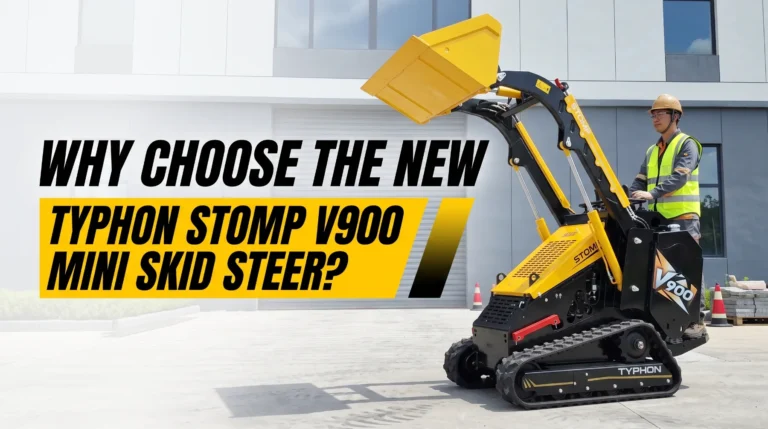 Why Choose the New TYPHON STOMP V900 Mini Skid Steer?