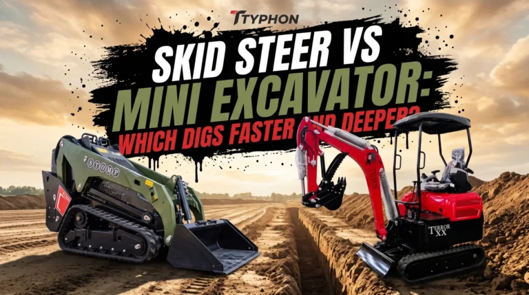 Skid Steer vs Mini Excavator: Which Digs Faster and Deeper?