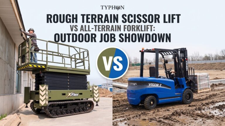 Rough Terrain Scissor Lift vs All-Terrain Forklift: Outdoor Job Showdown