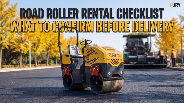 Road Roller Rental Checklist: What to Confirm Before Delivery