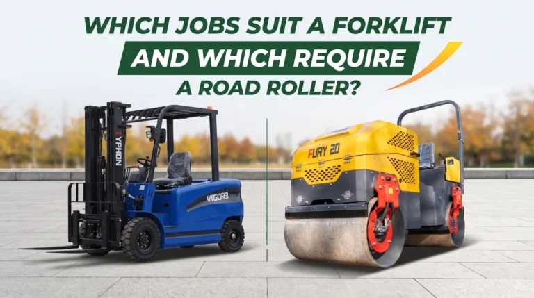 Which Jobs Suit a Forklift and Which Require a Road Roller?