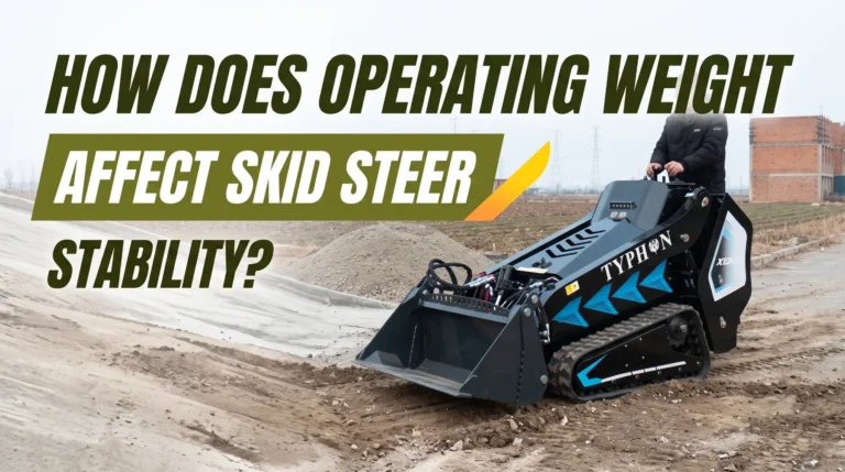 How Does Operating Weight Affect Skid Steer Stability?