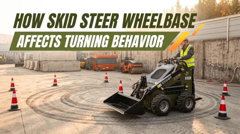 How Skid Steer Wheelbase Affects Turning Behavior