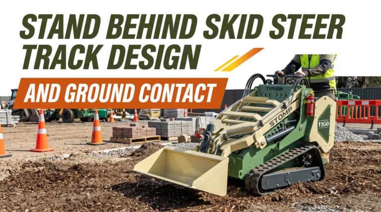 Stand Behind Skid Steer Track Design and Ground Contact