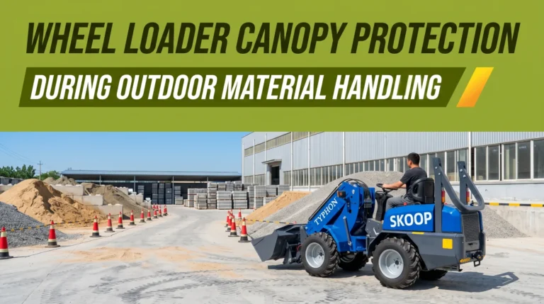 Wheel Loader Canopy Protection During Outdoor Material Handling