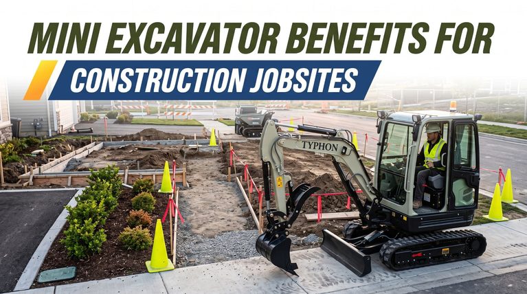 Mini Excavator Benefits for Construction Jobsites