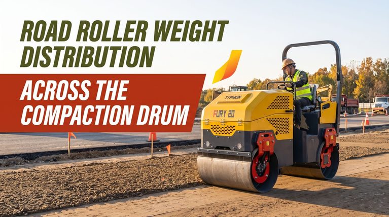 Road Roller Weight Distribution Across the Compaction Drum