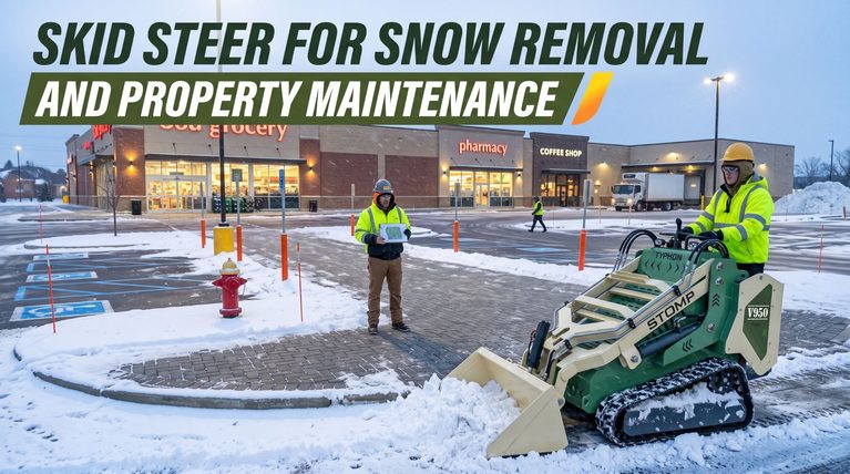 Skid Steer for Snow Removal and Property Maintenance